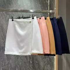 Saia Amêndoa Alfaiataria - Ammavie Store