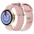 Smartwatch Grow Home GR GT 22 Gold - Malla Ocean + Malla Lisa Rosa