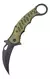 Navaja Kerambit Tactica Verde Combate Asistida Bolsillo Clip - comprar online