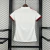 Camisa Flamengo II 26/27 - Torcedor Feminina - Branca com detalhes em preto e vermelho - 4Fanáticos | O Futebol te move, o Estilo te define