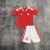 Kit Infantil Internacional I 26/27 - Adidas - Branco e vermelho na internet