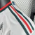 Camisa oficial da seleção do México branca modelo jogador Adidas para a Copa do Mundo 2026 com detalhes em verde e vermelho