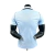 Camisa oficial da Seleção Uruguai masculina para a Copa 2026, azul celeste com gola branca, logo Nike e escudo da Federação Uruguaia de Futebol