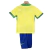Kit Infantil Seleção Brasileira I 24/25 - Nike - Amarela - Loja 4Fanáticos