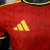 Camisa oficial da seleção da Bélgica para a Copa do Mundo 2026, modelo jogador masculino Adidas na cor vermelha com detalhes em amarelo