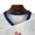 Camisa branca da França II Copa 2026 masculina da Nike vista por trás, com detalhes em azul nas laterais e gola