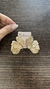 Brinco leque dourado