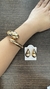 Conjunto gota dourado