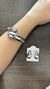 Conjunto gota prata