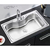 Cuba para cozinha gourmet pia aço inox com acessórios 60/50 cm - comprar online