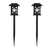 Kit 1-6 Luminaria Solar Espeto de Jardim Led Decoração Cazinha Recarregavel no Sol