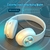 Fone de ouvido Bluetooth sem fio montado na cabeça baixo e-sports jogos música