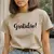 Camiseta Feminina Estampada GuGi Gratidão! Com Corações 100% Algodão Macio C - loja online