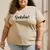 Camiseta Feminina Estampada GuGi Gratidão! Com Corações 100% Algodão Macio C