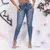 Calça Jeans Feminina Skinny Cintura Alta - EDUARDO ULTILIDADES