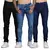 Kit 3 Calças Jeans Masculina Skinny Lycra Tendência Cores - loja online
