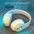 Fone de ouvido Bluetooth sem fio montado na cabeça baixo e-sports jogos música