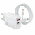 Carregador Completo 67W Turbo Entrada USB + USB-C Branco N20 (CARREG67WN20)