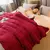 Cobertor de lã para manter aquecido, cobertores de cama de inverno, dupla face,