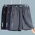 Verão dos homens shorts de seda gelo corrida ginásio esporte shorts tração r