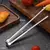 Pinça de grelha de aço inoxidável, clipe de comida para churrasco, bife, pão - comprar online
