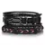 pulseira masculina 4 peças/conjunto Trançado Envoltório Pulseiras De Couro pa na internet