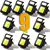 Chaveiro luz mini multifuncional lanterna de acampamento usb recarregável led p