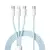 3 em 1 cabo de carregamento rápido 100w para xiaomi iphone poco micro usb tipo