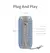 TG117 Alto-falantes portáteis Bluetooth, Caixa de som sem fio verdadeiro, Alto- na internet
