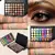 Paleta de Sombras Glitter para Mulheres Matte, Impermeável, Duradoura, Pó Pren - loja online