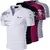 Camisa polo masculina camisa de golfe estampas gráficas com decote em v ao ar l - loja online