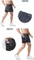 Calções de corrida masculinas de secagem rápida fitness preto dupla camada sh - loja online