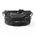 pulseira masculina 4 peças/conjunto Trançado Envoltório Pulseiras De Couro pa - EDUARDO ULTILIDADES