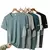 Imagem do Camiseta de corrida masculina verão gelo seda fina superior impressão reflexiv