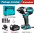 Kamolee 1800 nm alto torque dtw700 chave de impacto elétrica sem fio sem escova - comprar online