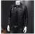 Jaqueta de couro de lapela masculina outono oversized fino motocicleta equitação terno inverno engrossado couro do plutônio roupas de trabalho à prova dwaterproof água - EDUARDO ULTILIDADES