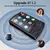Leitor de mp3 bluetooth 5.2 tela de 1,77 polegadas reprodutor de música com alt na internet