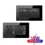 Tomada de parede preta do reino unido 13a com tomada de carga rápida usb c 18w,