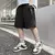 Verão dos homens shorts de seda gelo corrida ginásio esporte shorts tração r