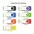 Logotipo personalizado pendrive usb 2.0 128gb 64gb 32gb 8gb usb flash drive 4gb - comprar online