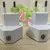 Cogumelo-como lâmpada de noite led, plug-in, 3-led, 7 núcleos, europeu e EUA, na internet