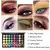 Paleta de Sombras Glitter para Mulheres Matte, Impermeável, Duradoura, Pó Pren - EDUARDO ULTILIDADES