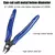170 Cortador de fio DIY Trimmer Diagonal Side Cutting Cable Nippers Vermelho Azu - loja online