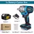 Gismo 1200N.M Torque Brushless Chave de impacto elétrica 1/2 polegada Chave de na internet