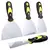 2/3/4/5 Polegada aço inoxidável putty faca raspador ferramentas pá de pintura