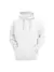 Blusa Moletom Canguru Com Capuz Unissex Branco