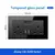 Tomada de parede preta do reino unido 13a com tomada de carga rápida usb c 18w,