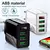 Carregador rápido usb de 3 portas com display led, adaptador de telefone para i - loja online