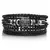 Imagem do pulseira masculina 4 peças/conjunto Trançado Envoltório Pulseiras De Couro pa