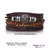 pulseira masculina 4 peças/conjunto Trançado Envoltório Pulseiras De Couro pa - EDUARDO ULTILIDADES
